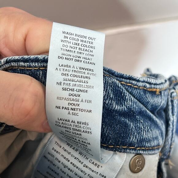 Everlane The Original Cheeky Jean Worn-in Mid Blue Women 33 Regular NWT - Picture 10 of 13